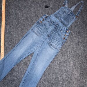 Madewell Light Blue Denim Overalls